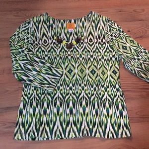 Ruby Rd.  top with beading